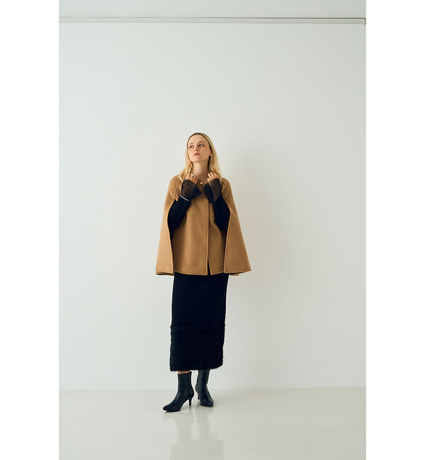 Rouge vif「【一部店舗限定】リブボートネックヘムフェザーワンピース」|ワンピース|