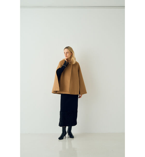 Rouge vif「【一部店舗限定】リブボートネックヘムフェザーワンピース」|ワンピース|