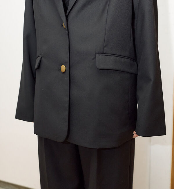 Rouge vif「【一部店舗限定】【2点セット】スリットジャケット＆ウエストクロスパンツSET」|テーラードジャケット|