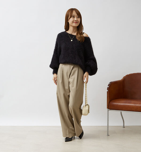 Rouge vif「【一部店舗限定】【2点セット】スリットジャケット＆ウエストクロスパンツSET」|テーラードジャケット|