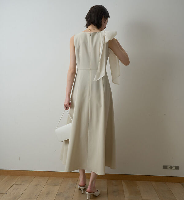 Rouge vif「【一部店舗限定】肩リボンロングワンピース」|ワンピース|