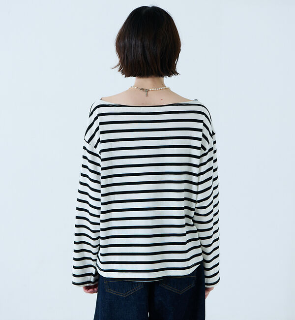 Rouge vif「【JOHNBULL/ジョンブル】タイガー刺繍プルオーバー / バスクシャツ /」|Tシャツ・カットソー|