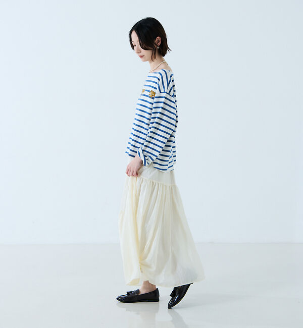 Rouge vif「【JOHNBULL/ジョンブル】タイガー刺繍プルオーバー / バスクシャツ /」|Tシャツ・カットソー|