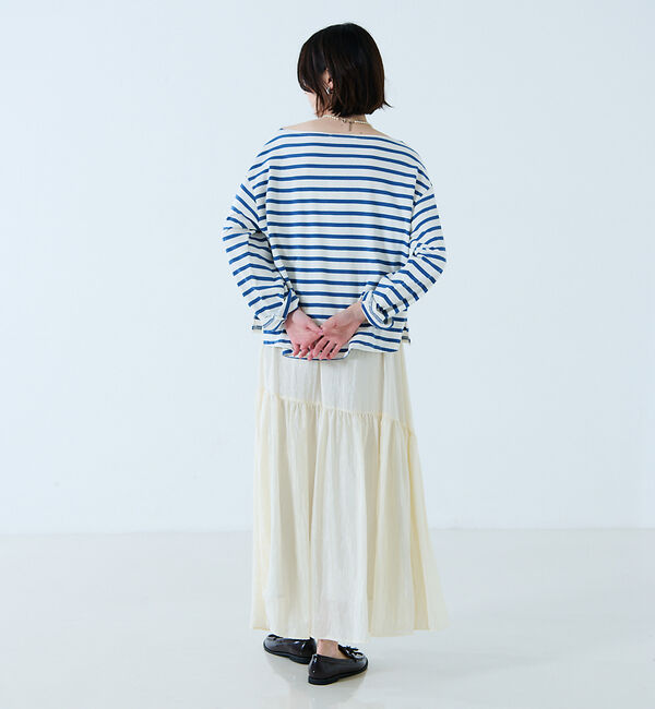 Rouge vif「【JOHNBULL/ジョンブル】タイガー刺繍プルオーバー / バスクシャツ /」|Tシャツ・カットソー|