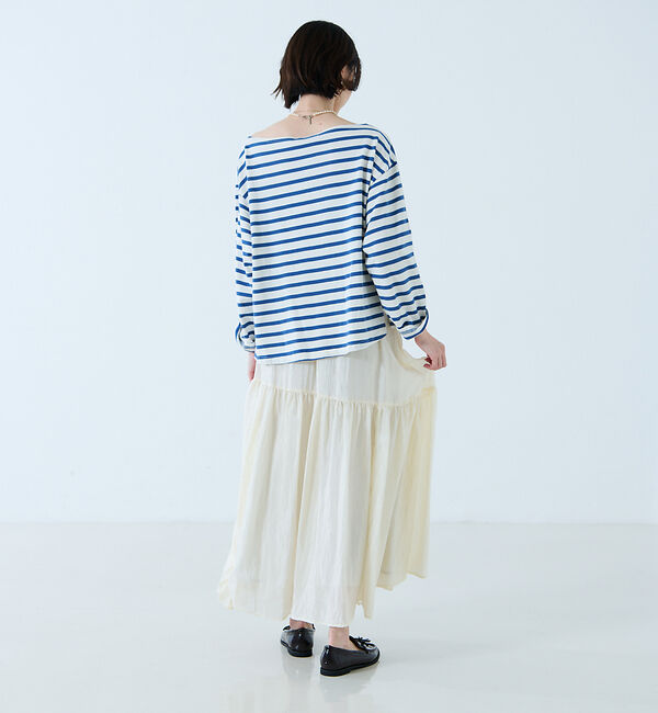 Rouge vif「【JOHNBULL/ジョンブル】タイガー刺繍プルオーバー / バスクシャツ /」|Tシャツ・カットソー|