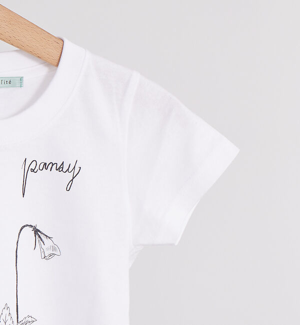 qualite「【限定】0501PansyTシャツ kids」|Tシャツ・カットソー|