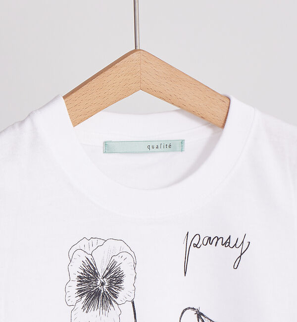 qualite「【限定】0501PansyTシャツ kids」|Tシャツ・カットソー|