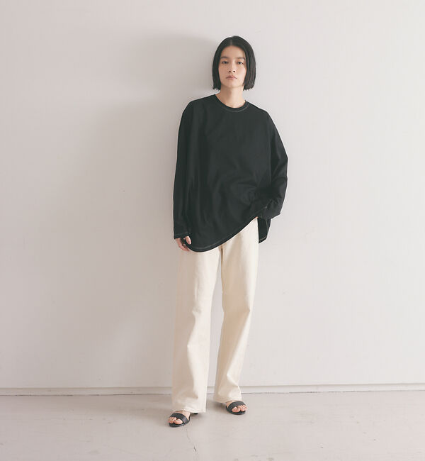 qualite「アシメコットンカットソー2」|Tシャツ・カットソー|