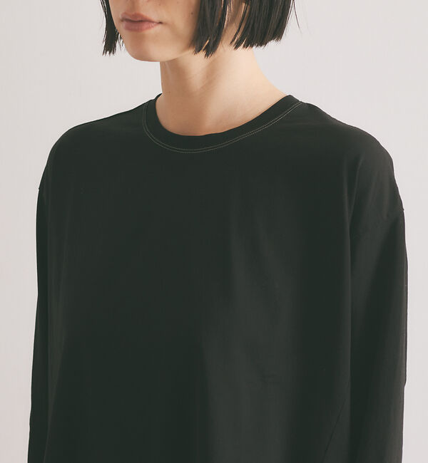 qualite「アシメコットンカットソー2」|Tシャツ・カットソー|