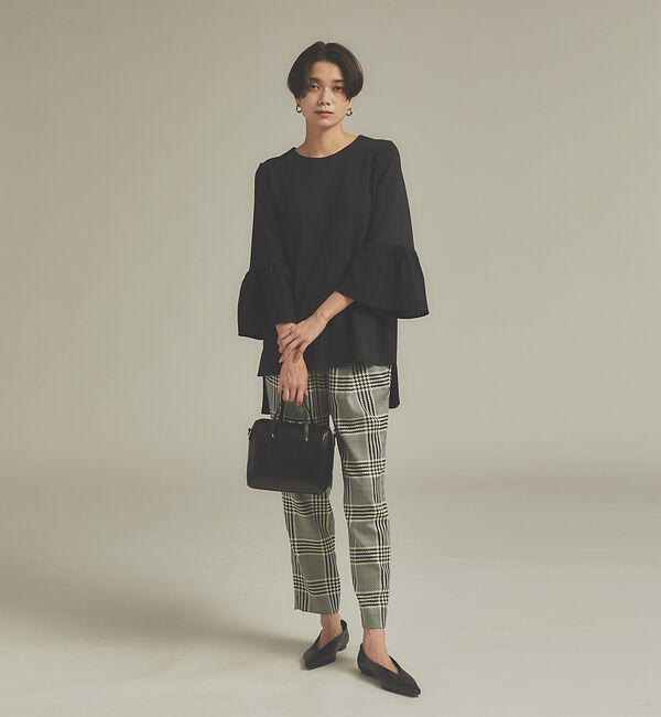 qualite「ビッグチェックドロストパンツ」|その他|