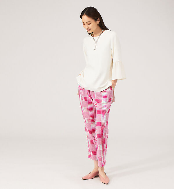 qualite「ビッグチェックドロストパンツ」|その他|