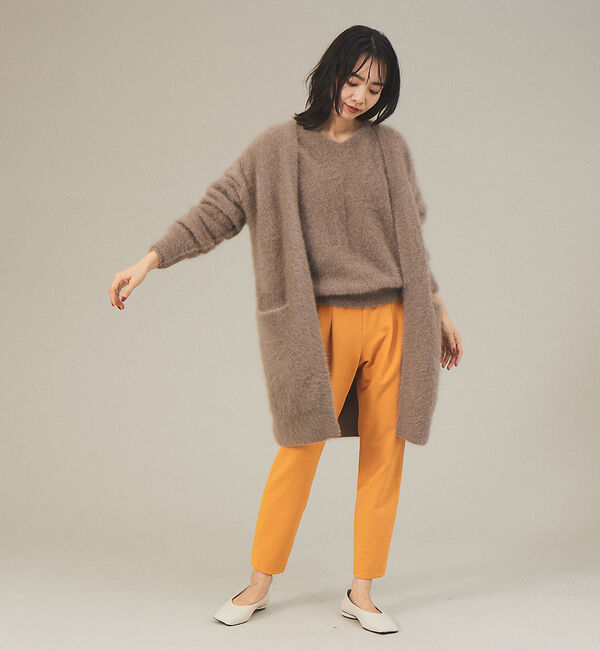 qualite「2WAYバックピーチタックパンツ【オレンジ】」|その他|