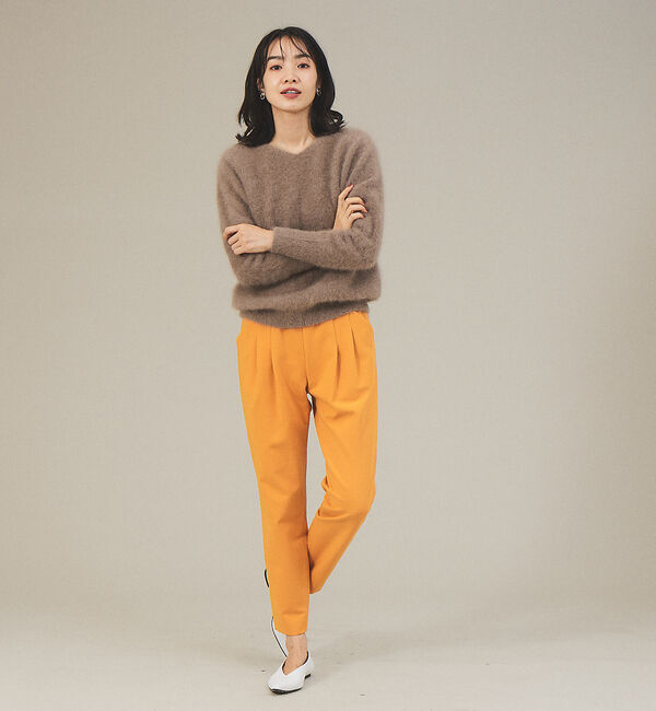 qualite「2WAYバックピーチタックパンツ【オレンジ】」|その他|