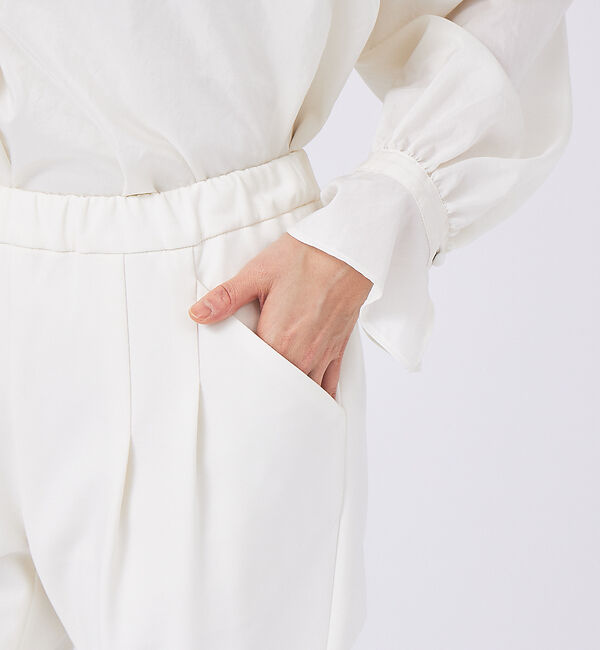 qualite「2WAYバックピーチタックパンツ【オレンジ】」|その他|