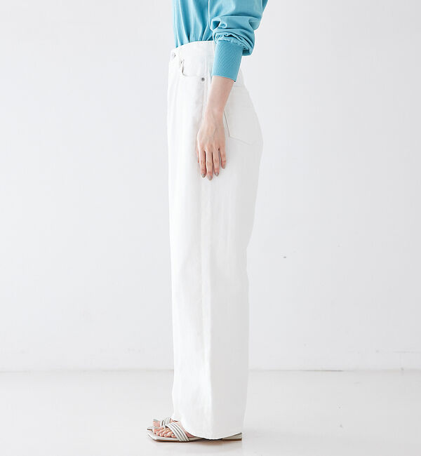 qualite「【YANUK】ルーズストレートデニムパンツ JOAN」|デニム|