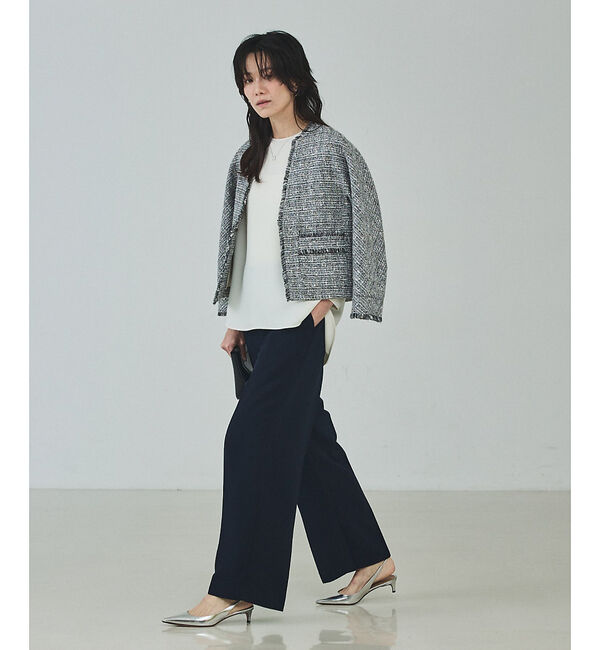 qualite「ライトダブルクロスベンツパンツ」|その他|