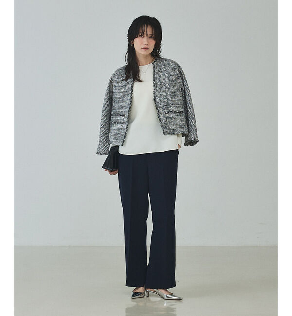 qualite「ライトダブルクロスベンツパンツ」|その他|