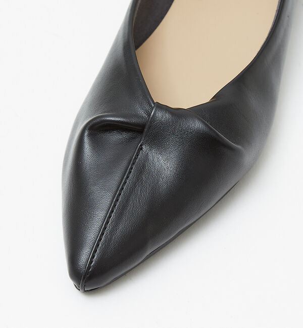 AU BANNISTER「【晴雨兼用】ツイストフラットパンプス」|レインシューズ|