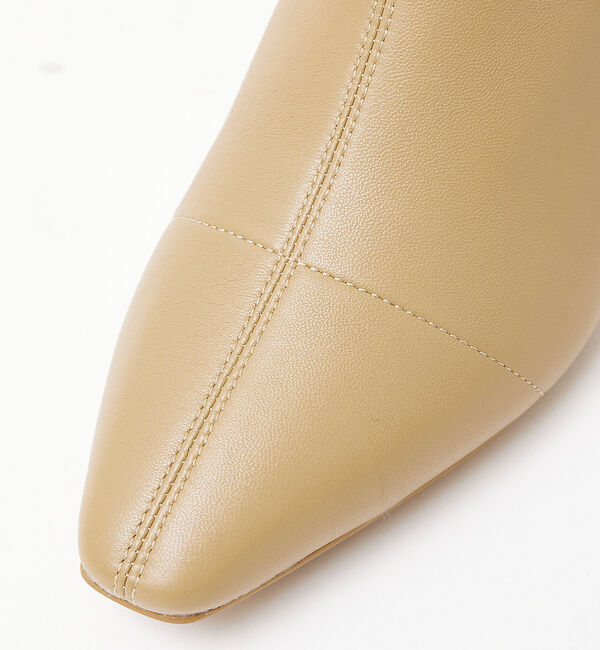 AU BANNISTER「【最高ブーツ/ 5cmヒール】ストレッチショートブーツ」|ショートブーツ|