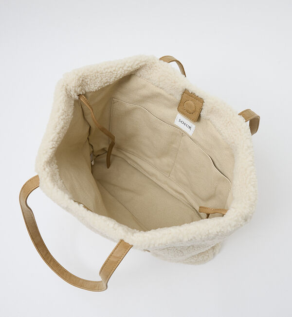 LOWELL things「●SOEUR/ボアトートバッグ」|トートバッグ|