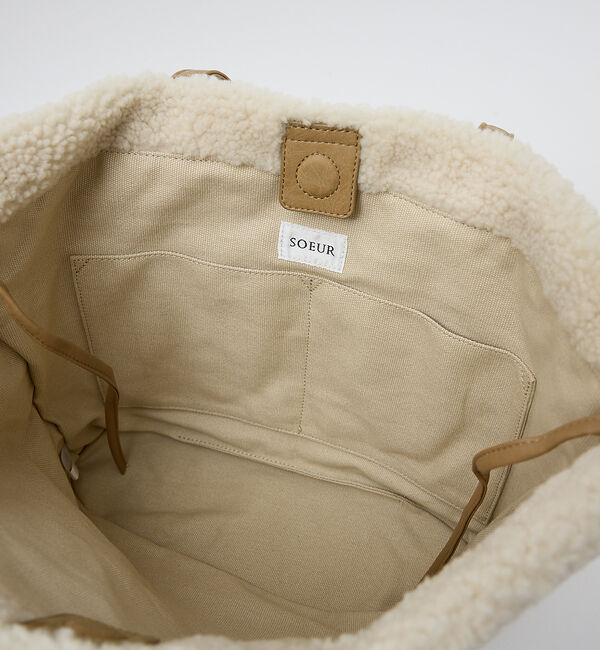 LOWELL things「●SOEUR/ボアトートバッグ」|トートバッグ|