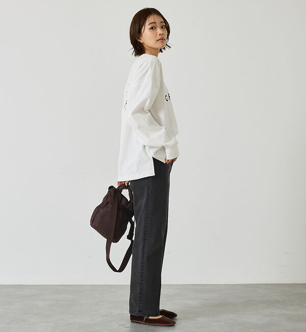 abahouse mavie「オーバーサイズロゴロンT」|Tシャツ・カットソー|