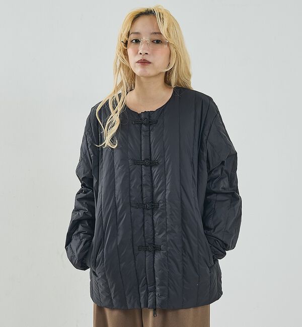 NOMINE「【TAION】ジャパンスペシャル チャイナボタン リバーシブル ダウンジャケット」|ダウン|