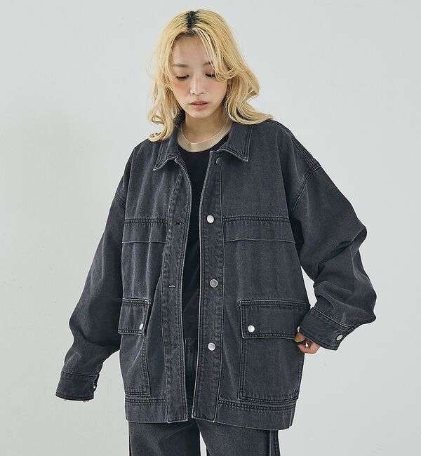 NOMINE「【セットアップ対応】オーバーサイズ デニム ジャケット / カバーオール【予約】」|その他|