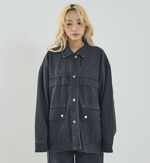 NOMINE「【セットアップ対応】オーバーサイズ デニム ジャケット / カバーオール【予約】」|その他|
