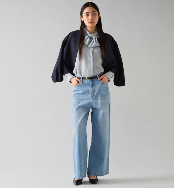 TIARA「キュプラボウタイブラウス」|シャツ・ブラウス|