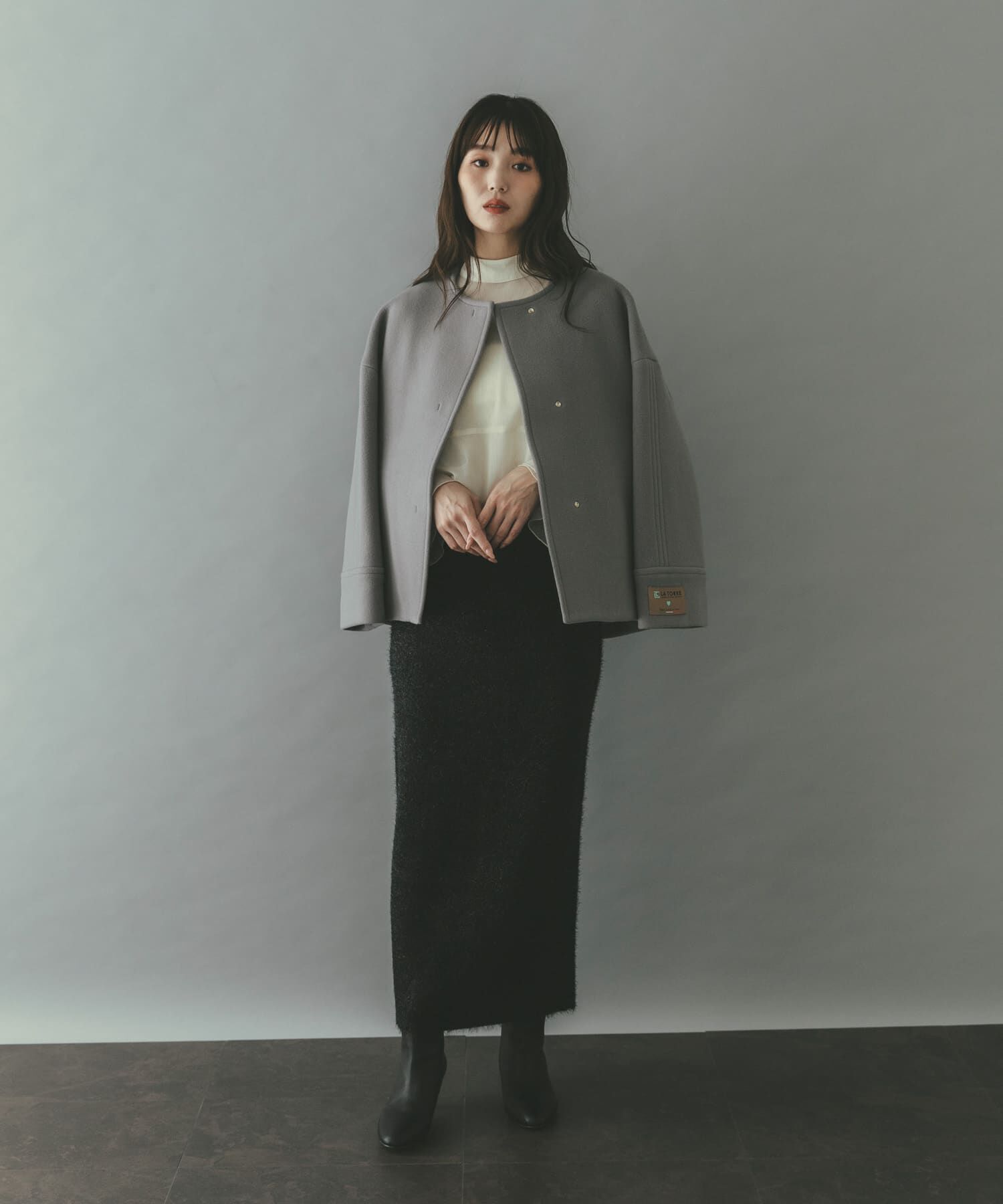 URBAN RESEARCH ROSSO「ラメシャギーニットスカート」|スカート|