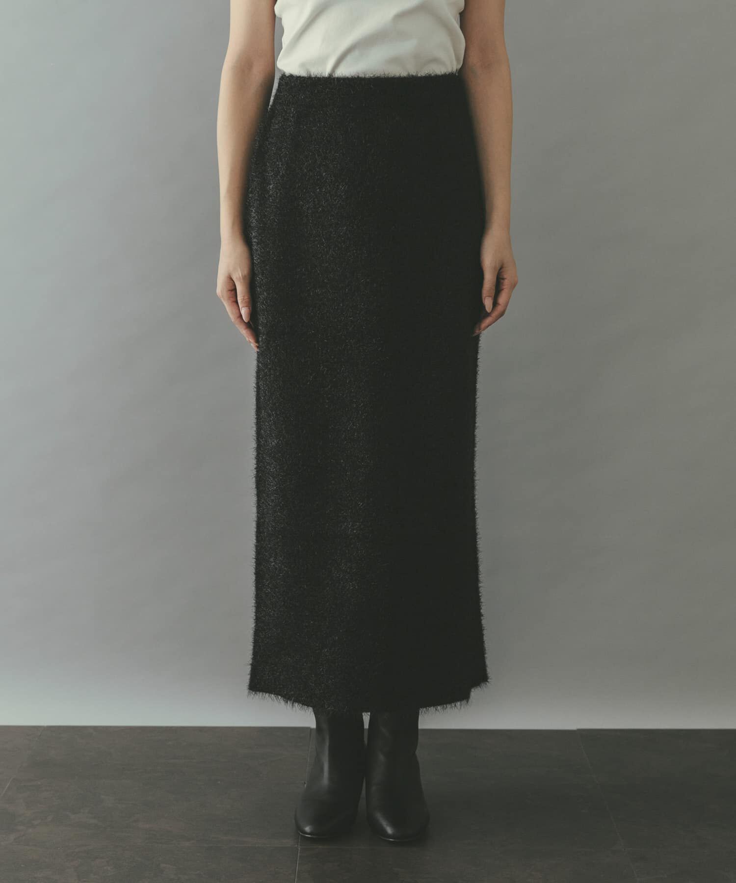 URBAN RESEARCH ROSSO「ラメシャギーニットスカート」|スカート|