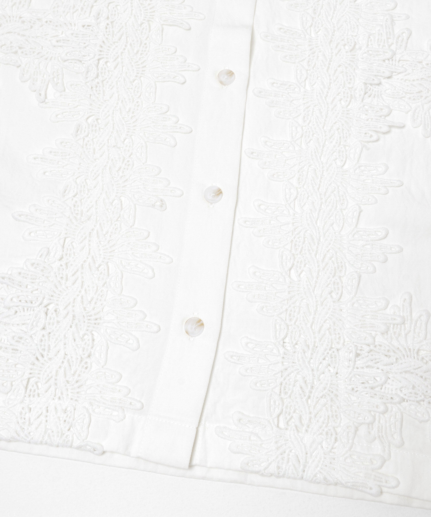  「ヴィンテージライクレースシャツ」|シャツ・ブラウス|