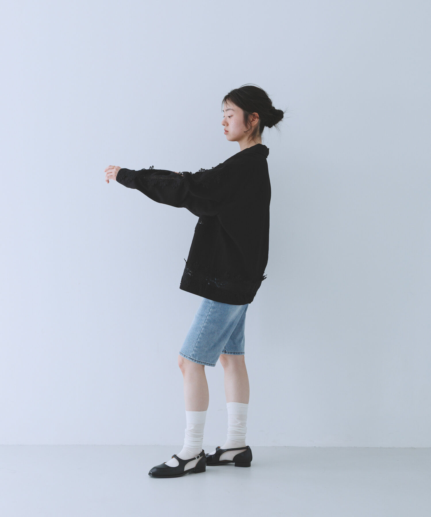  「ヴィンテージライクレースシャツ」|シャツ・ブラウス|