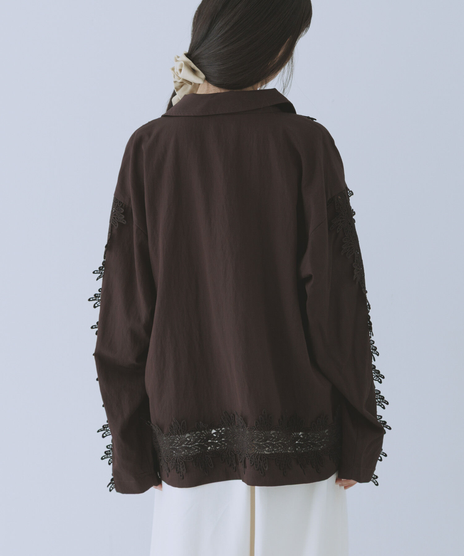  「ヴィンテージライクレースシャツ」|シャツ・ブラウス|