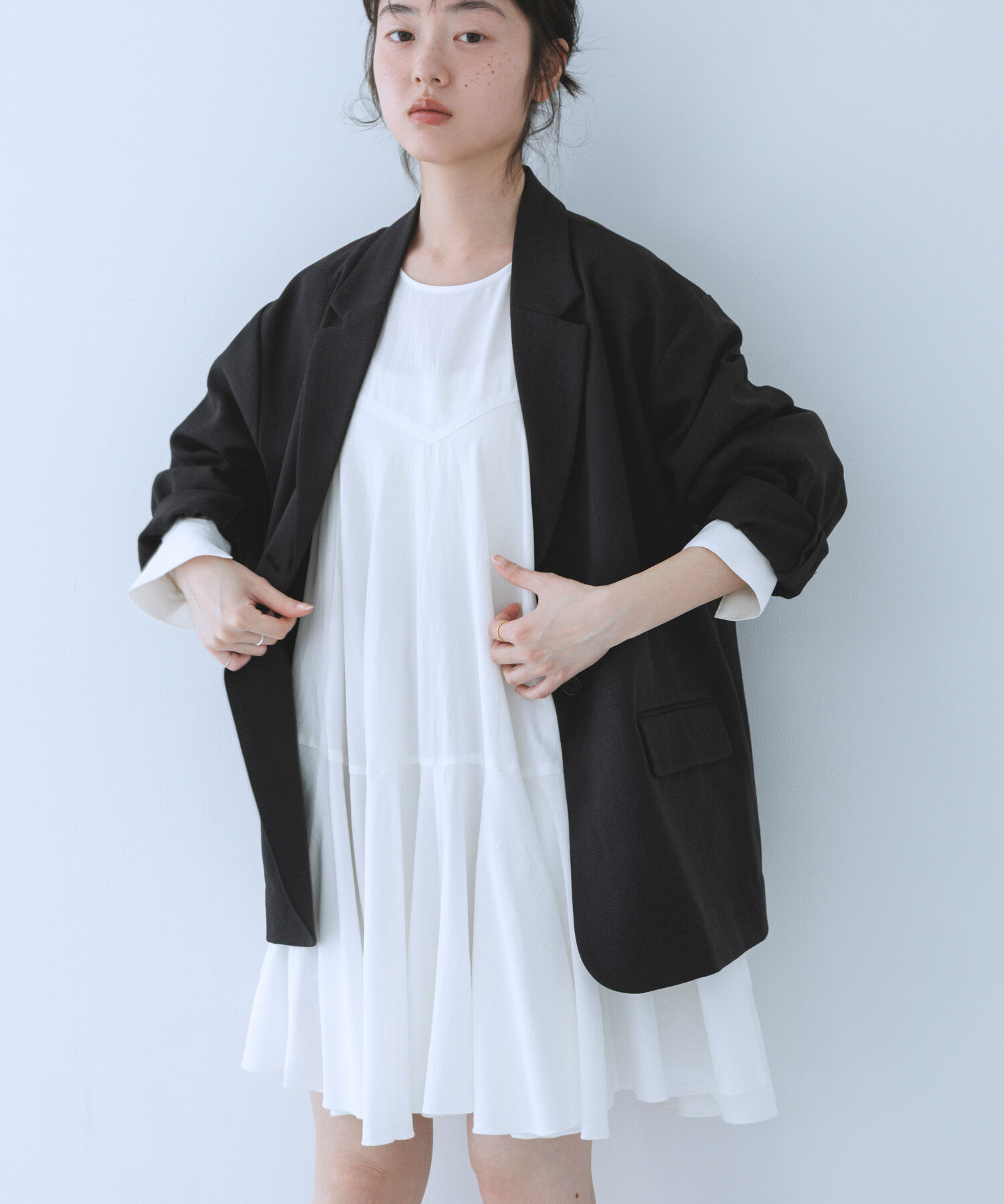  「フリルスリーブテーラードジャケット」|その他|