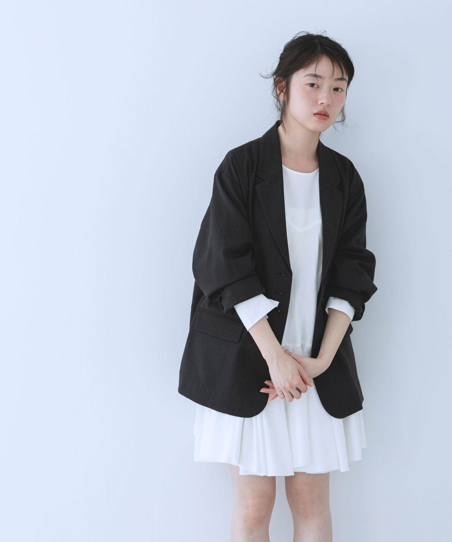  「フリルスリーブテーラードジャケット」|その他|