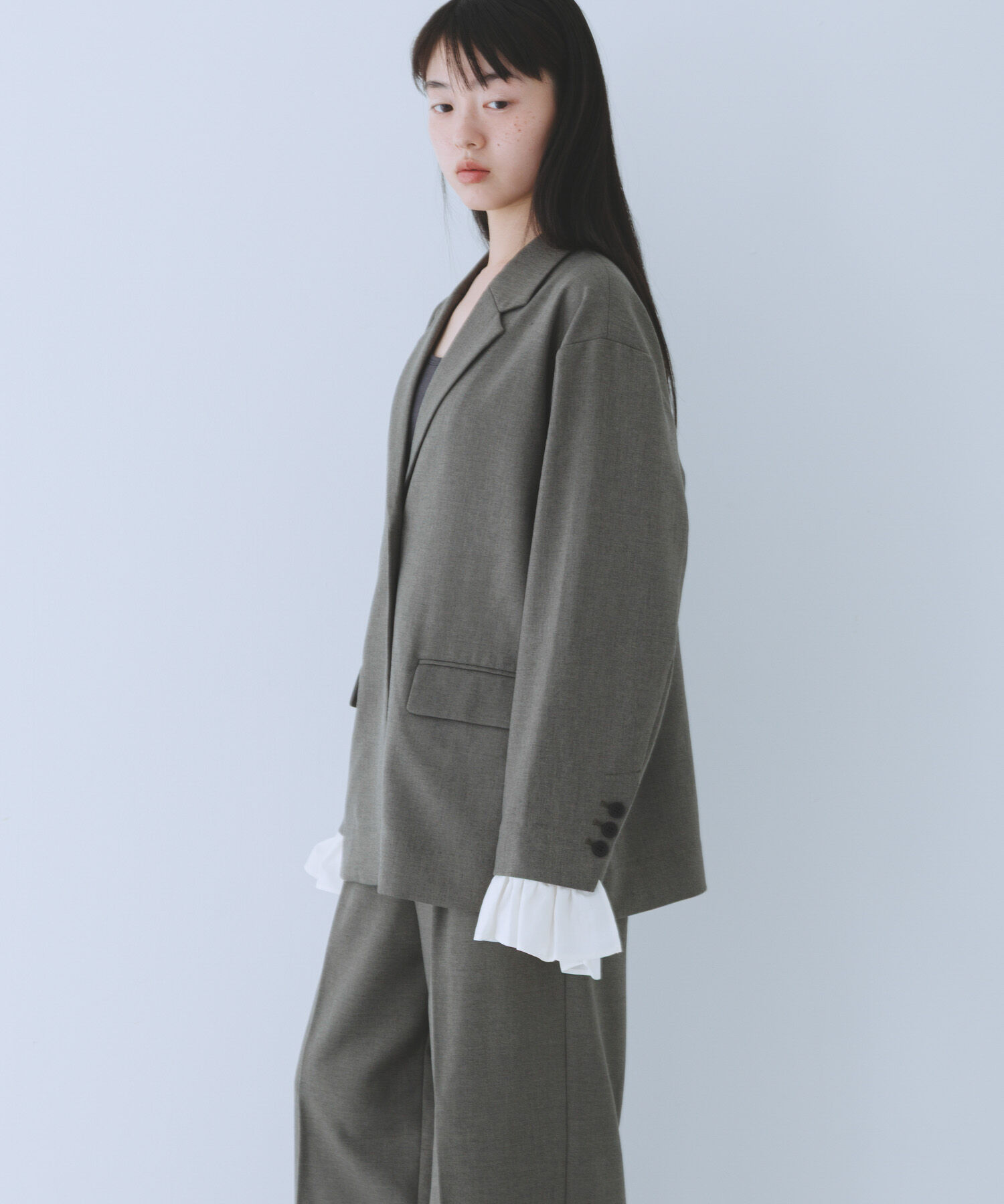  「フリルスリーブテーラードジャケット」|その他|