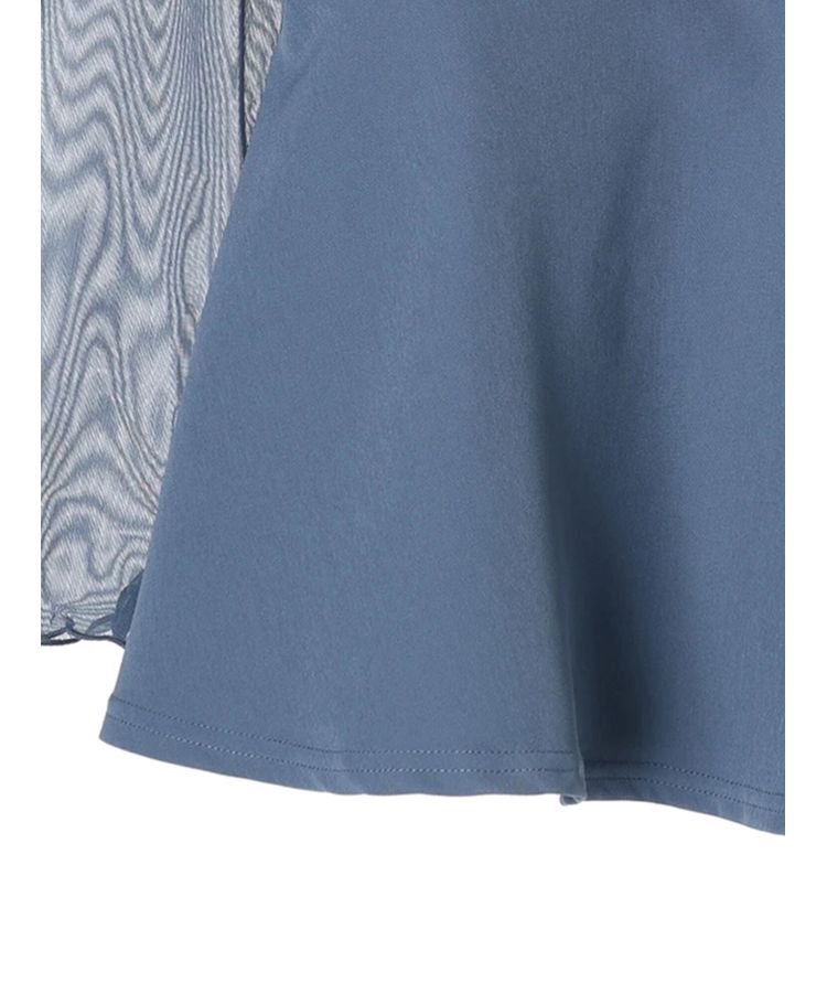 earth music&ecology「胸元シアーペプラムブラウス」|シャツ・ブラウス|