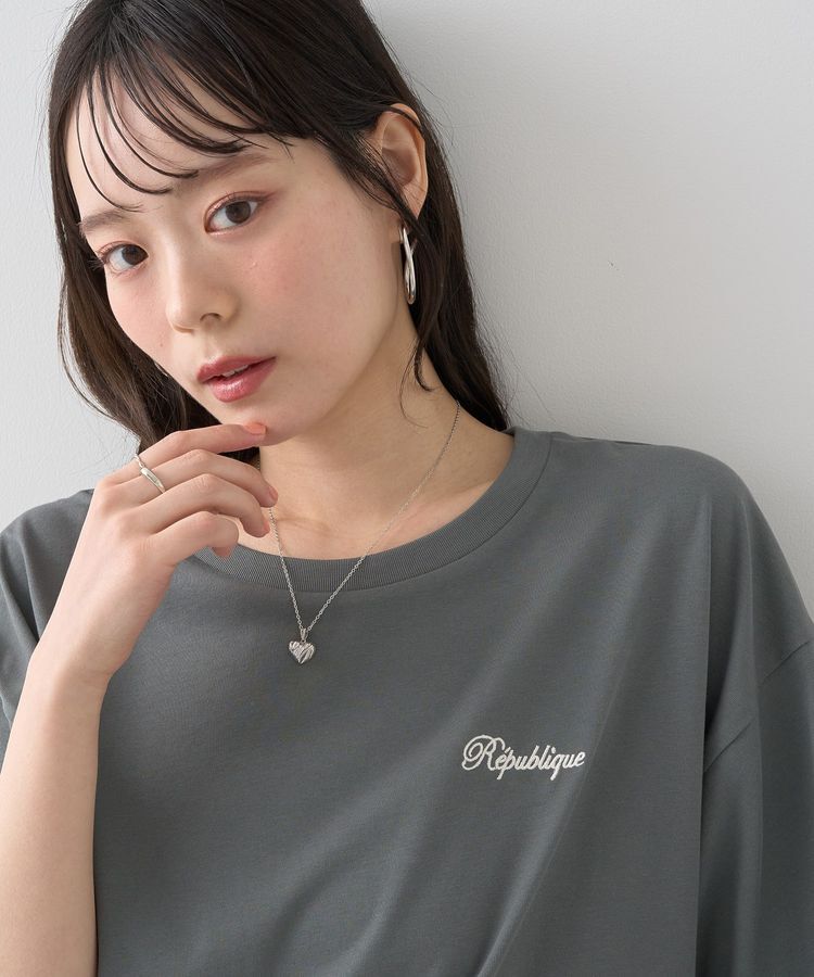 earth music&ecology「RepubliqueスリットT」|Tシャツ・カットソー|