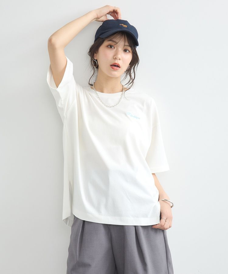 earth music&ecology「RepubliqueスリットT」|Tシャツ・カットソー|