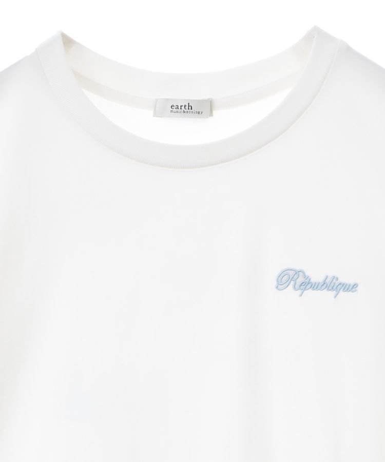 earth music&ecology「RepubliqueスリットT」|Tシャツ・カットソー|