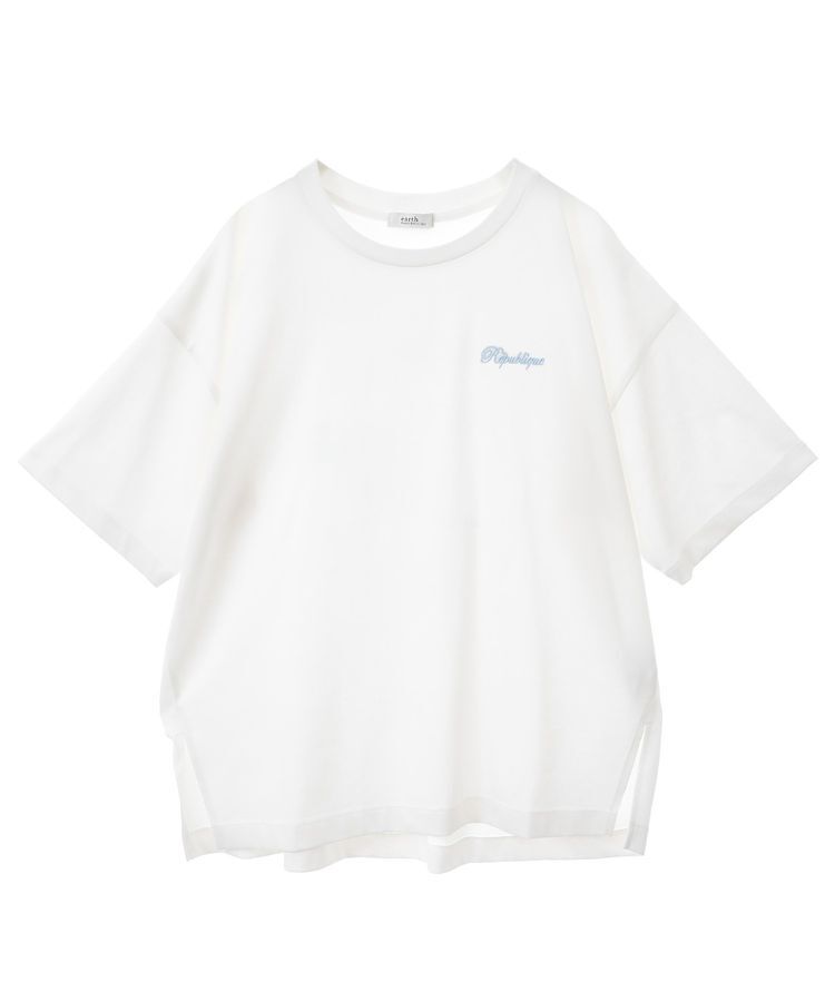 earth music&ecology「RepubliqueスリットT」|Tシャツ・カットソー|