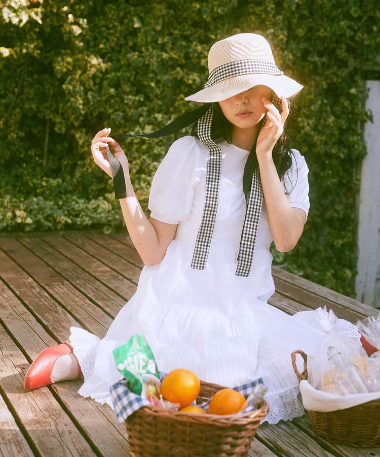 earth music&ecology「ダブルリボンブレードハット」|その他|