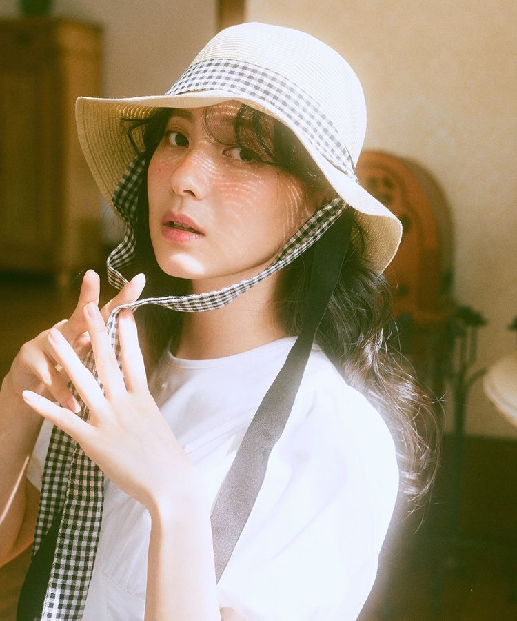 earth music&ecology「ダブルリボンブレードハット」|その他|