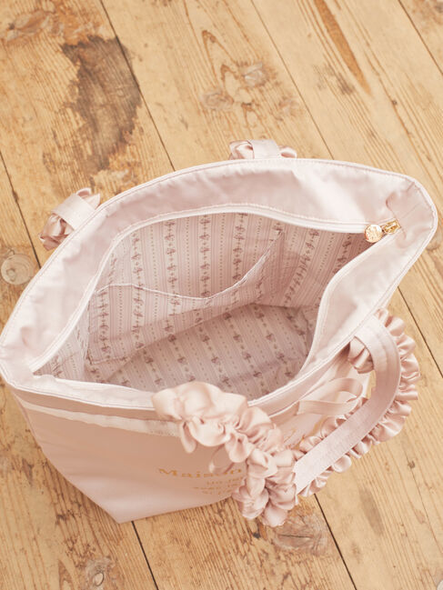 Maison de FLEUR「ブランドロゴフリルハンドルトートMバッグ」|トートバッグ|