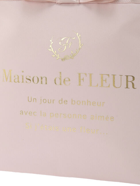 Maison de FLEUR「ブランドロゴフリルハンドルトートMバッグ」|トートバッグ|