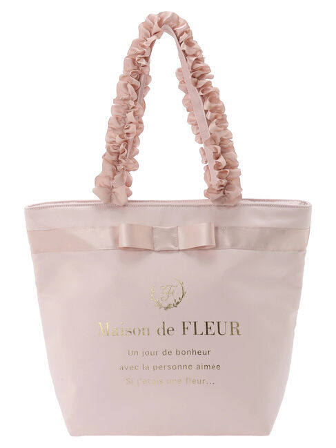 Maison de FLEUR「ブランドロゴフリルハンドルトートMバッグ」|トートバッグ|