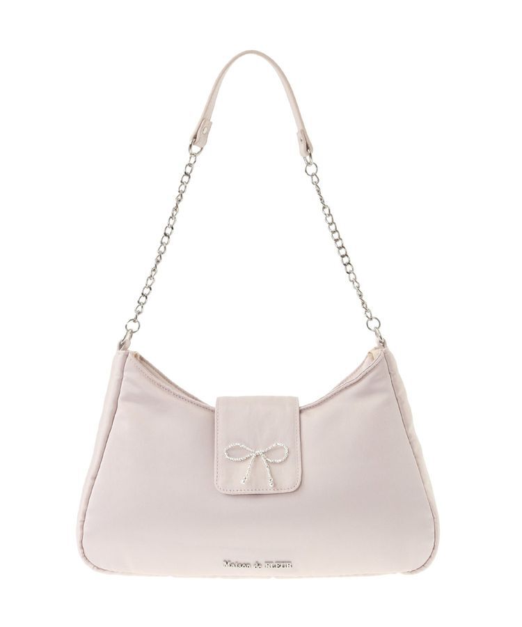 Maison de FLEUR「ビジューリボンハンドバッグ」|ハンドバッグ|