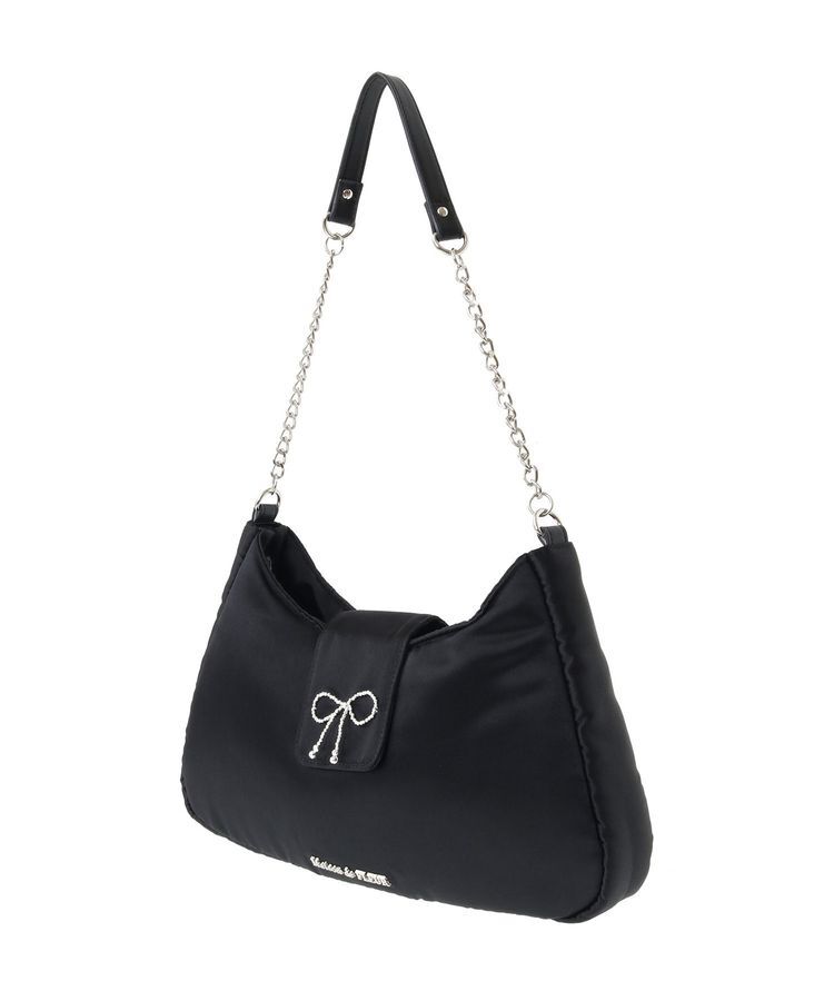 Maison de FLEUR「ビジューリボンハンドバッグ」|ハンドバッグ|